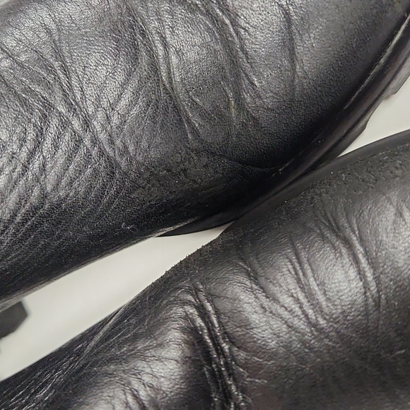 SorelBlack Phoenix Leather Zip Ankle Boots/Booties - Picture 11 of 11